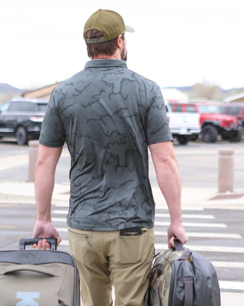 KUIU Performance Polo | Heather Resin